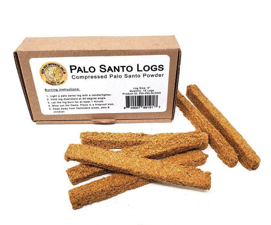 Palo Santo Logs "Holy Wood" 4" (10 pack)