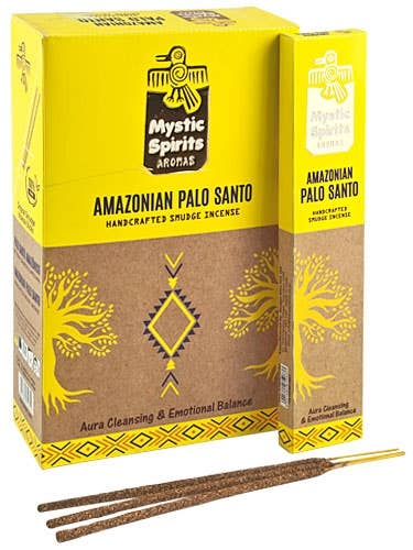 Mystic Spirits - Amazonian Palo Santo Incense - 8 Sticks Pac