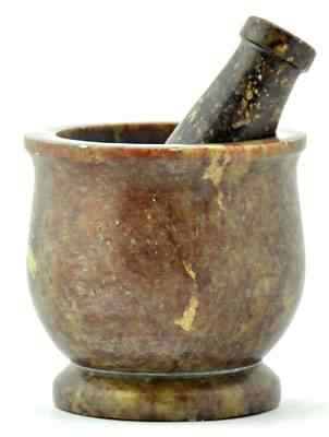 Soapstone Mortar & Pestle - 3"H, 3"D