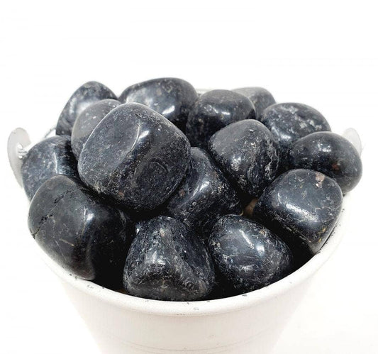 Nuummite Tumbled Stone 1 Lb (Genuine Polished Gemstone)