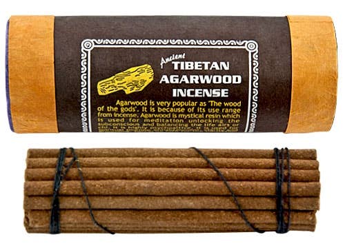 6 Packs Tibetan Agarwood Incense 30 Sticks - 4.5"L