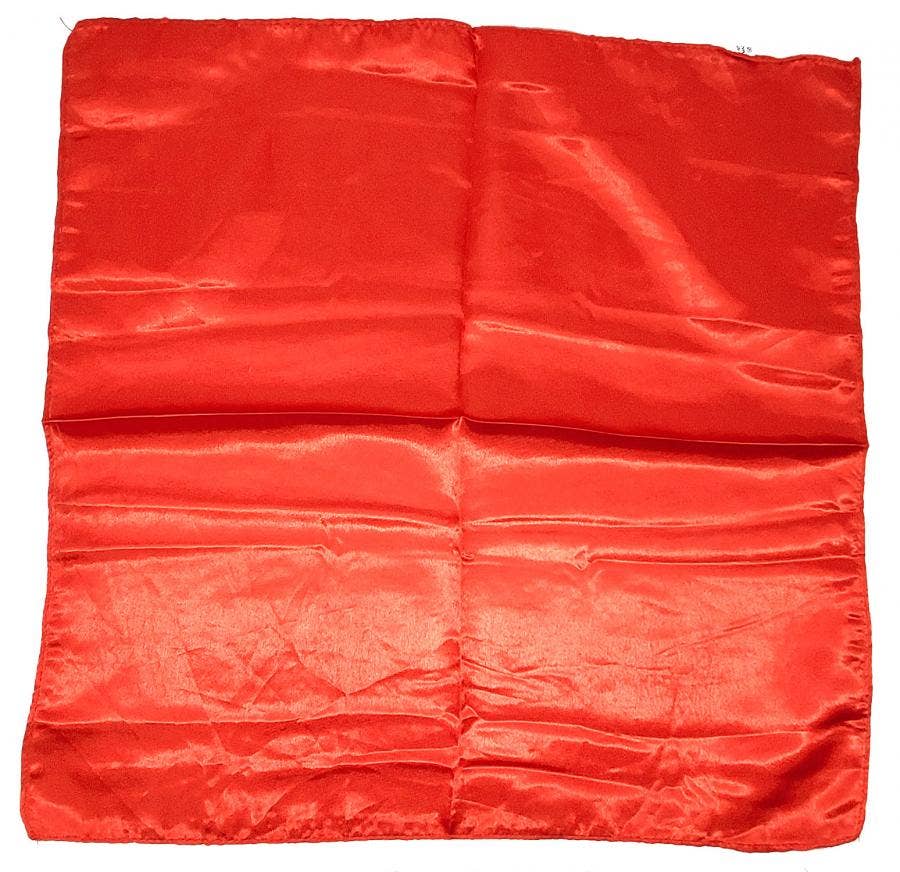 Solid Red Satin Altar Cloth 21x21"