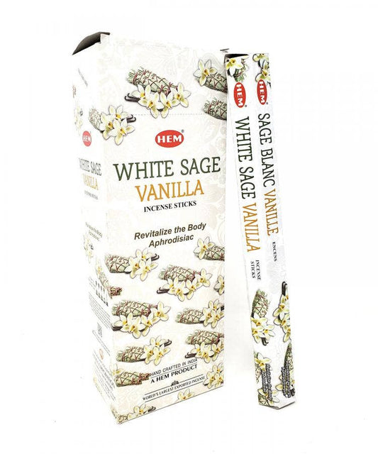 Hem White Sage Vanilla Incense 120 Sticks