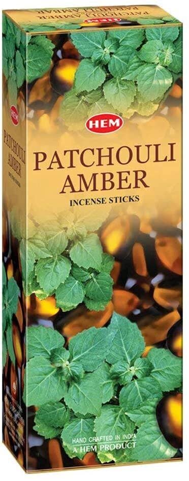 Hem Patchouli Amber Incense 120 Sticks