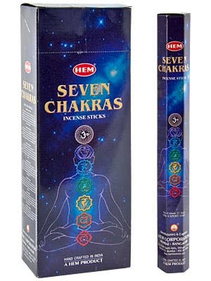 Hem Seven Chakra Incense 120 Sticks