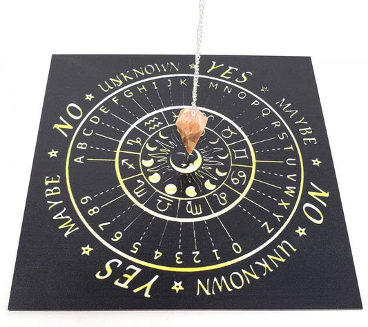 Zodiac Sign Pendulum / Altar Board 8"