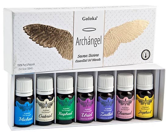 Goloka Seven Archangels Essential Oil Gift Set - 10ml.