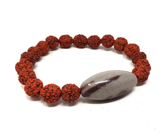 Lingam and Rudraksha Bracelet