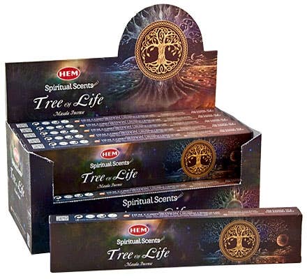 Hem Tree of Life Incense - 15 Gram Pack (12 Packs Per Box)