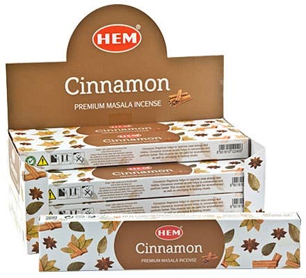 Hem Cinnamon Incense - 15 Gram Pack (12 Packs Per Box)