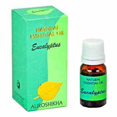 Auroshikha Eucalyptus Natural Essential Oil 10ml - 1/3fl.oz.