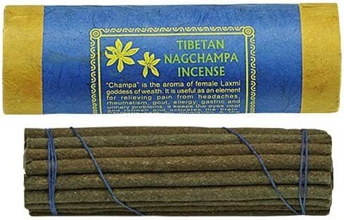 6 Packs Tibetan Nagchampa Incense 30 Sticks - 4.5"L