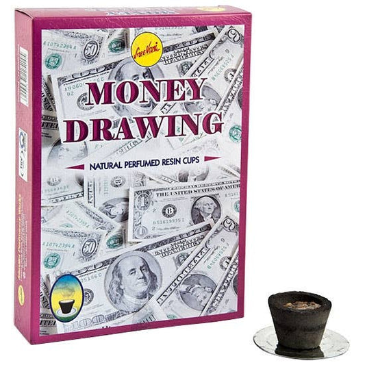 Money Drawing Natural Perfumed Resin Incense Cup - 12 Cups P