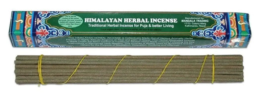 6 Packs Himalayan Herbal Tibetan Incense 40 Sticks - 10.5"L