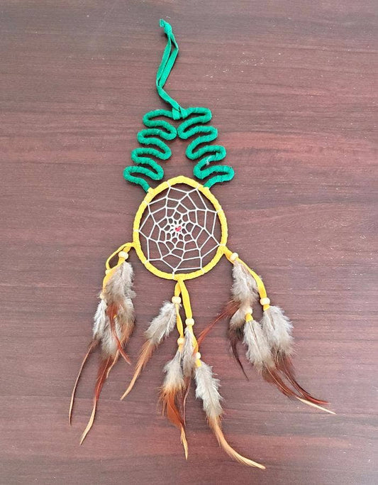 3.5" Diameter - Pinneapple Dream Catcher (DC97) 11"L