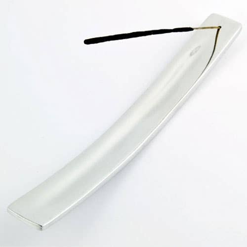 2 Pieces Plain Aluminum Incense Stick Burner - 9"L