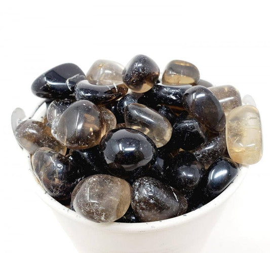 Smoky QuartzTumbled Stone 1 Lb (Genuine Polished Gemstone)