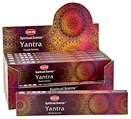 Hem Yantra Incense - 15 Gram Pack (12 Packs Per Box)