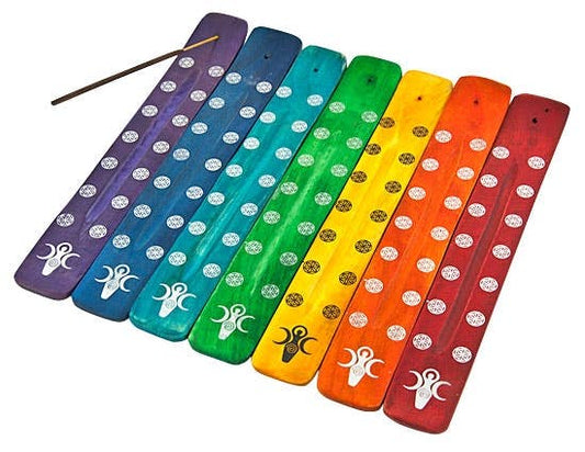 7 Pieces Chakra Goddess of Earth Incense Stick Burner Set 10