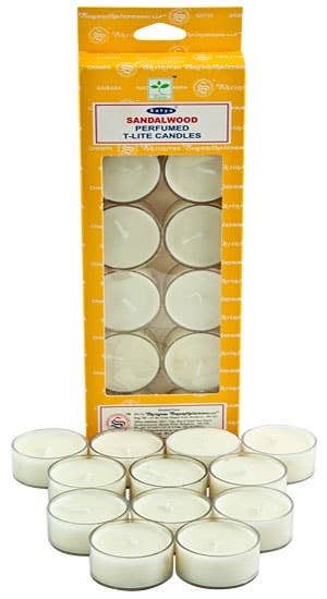 Satya Tea Light Candles (12 Per Pack)