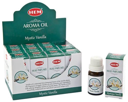 Hem Mystic Aroma Organic Oil 10ML per Bottle (12 P/Box)