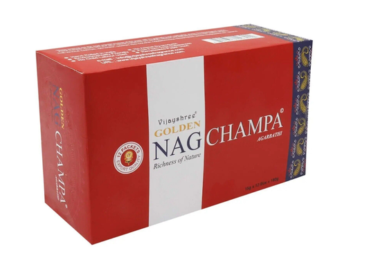 Golden Nag Champa 15gm (12/box)