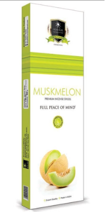 Musk Melon Incense by Alaukik - 90 Gram Pack (12 Packs Per B