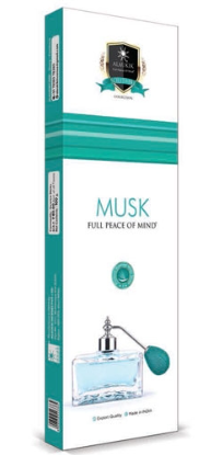 Musk Incense by Alaukik - 90 Gram Pack (12 Packs Per Box)