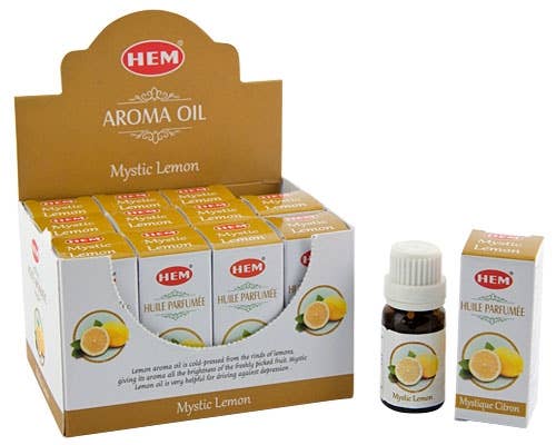 Hem Mystic Aroma Organic Oil 10ML per Bottle (12 P/Box)