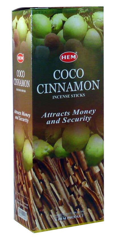 Hem Coco Cinnamon Incense 120 Sticks