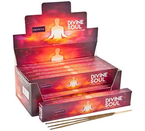 Divine Soul Incense - 15 Sticks Pack (12 Packs Per Box)