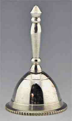 Plain Altar Bell in Chrome - 2.75"H