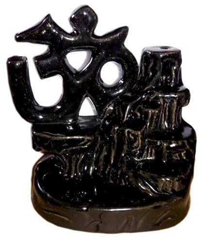 Om Symbol Backflow Incense Burner - 4.5"x4.55"