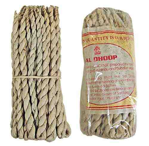 6 Packs Tibetan Sal Dhoop Rope Incense 50 Sticks - 5"L