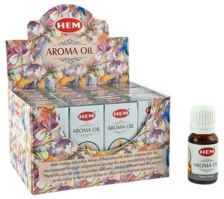 Hem Mystic Aroma Organic Oil 10ML per Bottle (12 P/Box)