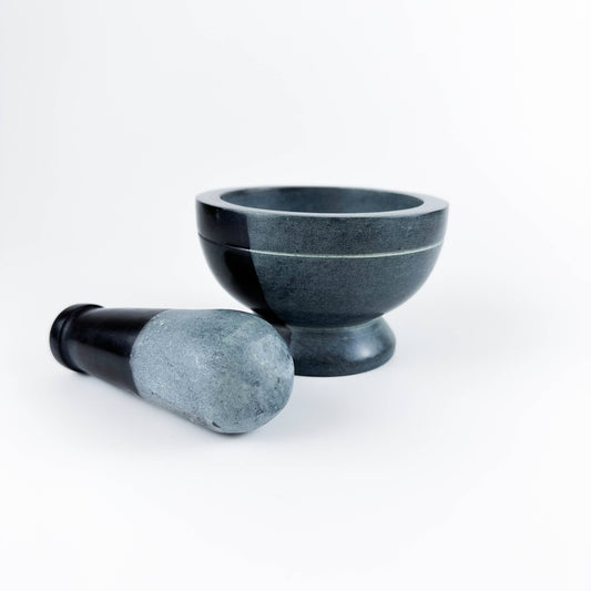 2-Tone Mortar & Pestle 2.5"H 4"D