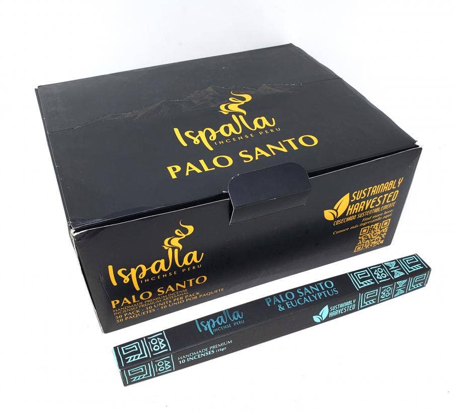 Ispalla - Eucalyptus & Palo Santo Incense (50 packs)