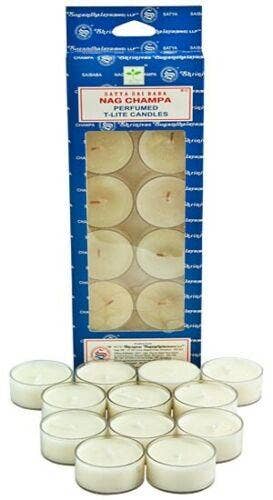 Satya Nag Champa  Smooth Pillar, Jar, Shot Glass, Cube, Tea Light Candles