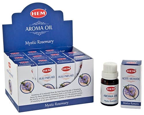 Hem Mystic Aroma Organic Oil 10ML per Bottle (12 P/Box)