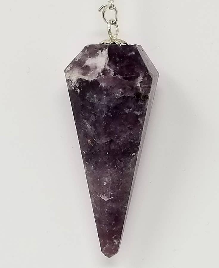 Lapidolite Pendulum with Chain(4PACK)