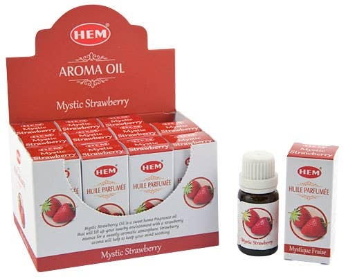 Hem Mystic Aroma Organic Oil 10ML per Bottle (12 P/Box)