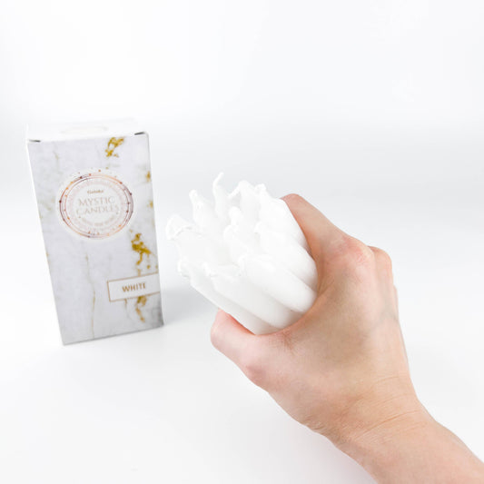 Goloka White Mini Ritual Candle (Pack of 20) - 0.5"x5"