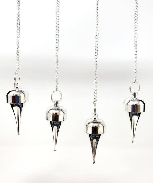 Silver Finish Pendulum 1.5"L with Chain (4PACK)