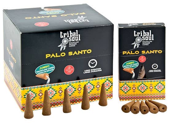 Tribal Soul - Palo Santo Backflow Cones - 10 Cones Pack 12 P