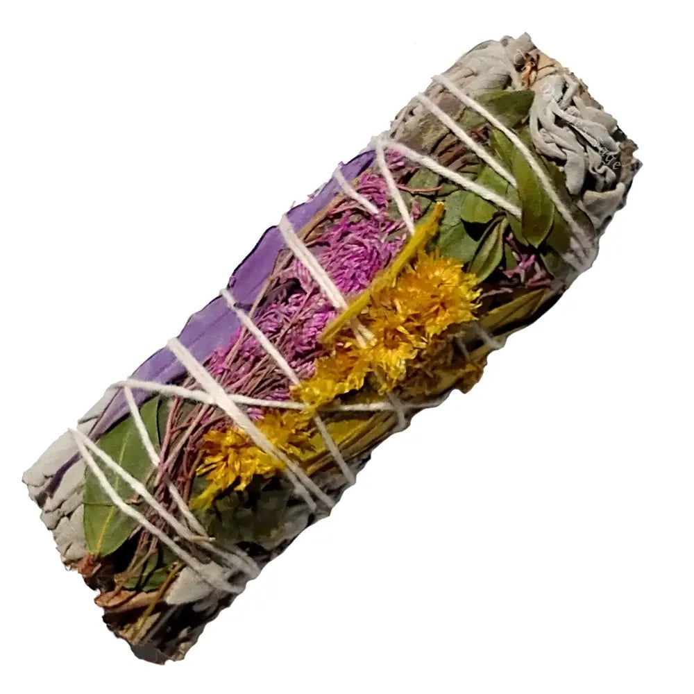 Calendula Floral Sage -White Sage with colorful Calendula