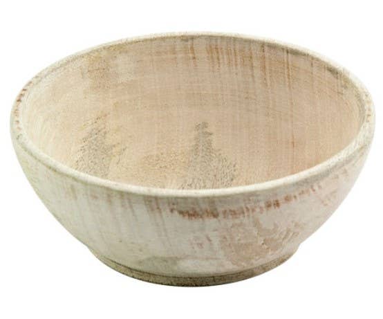 Natural Mango Wood Bowl (unpolished) - 5"D, 2"H