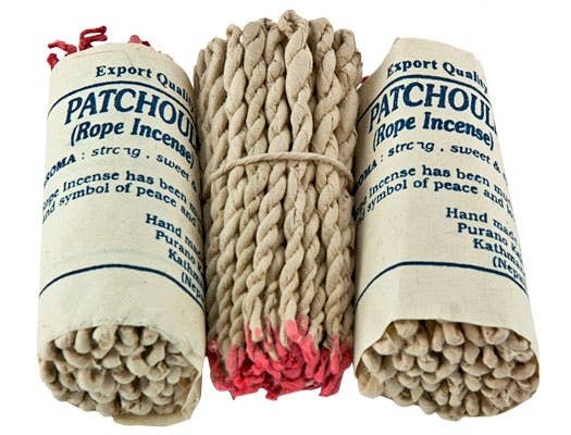 6 Packs Patchouli Tibetan Rope Incense 45 Sticks - 3.5"L