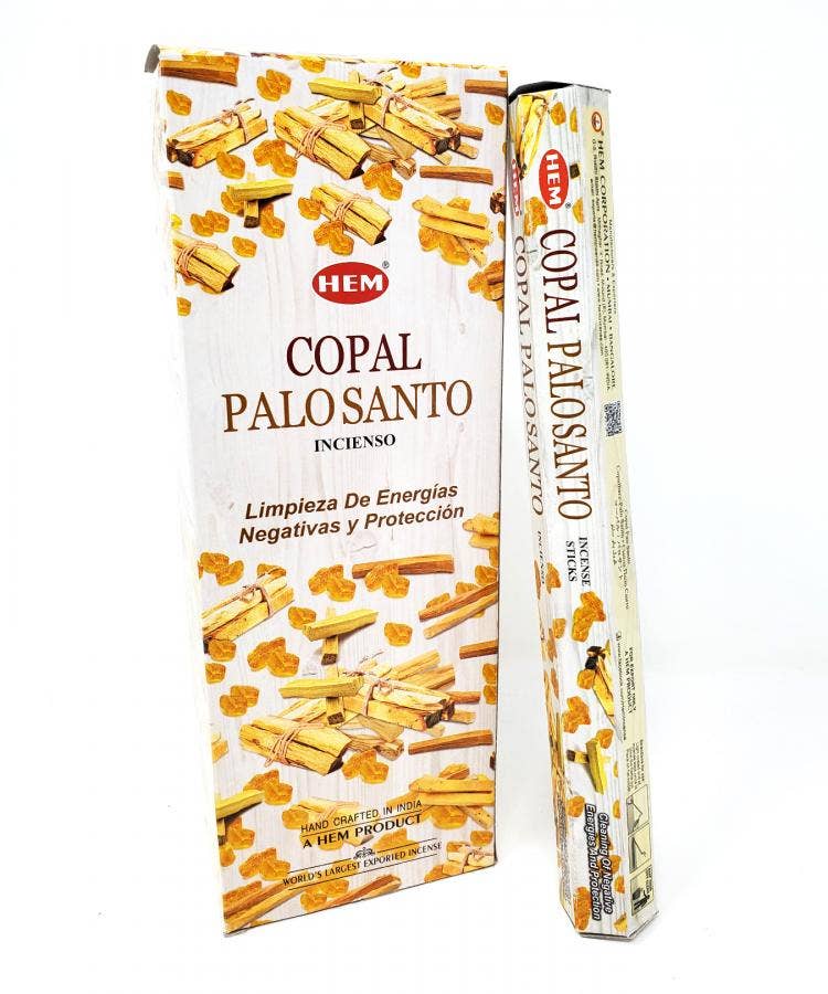 Hem Copal Palo Santo Incense 120 Sticks