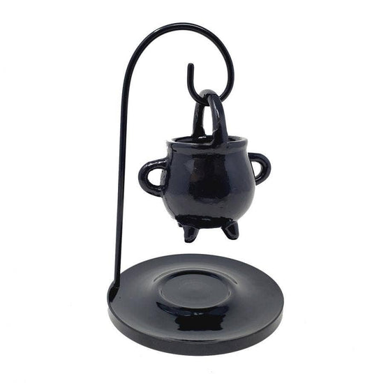 Hanging Metal Cauldron Aroma Lamp/Burner 6.5" High