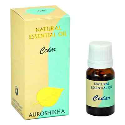 Auroshikha Cedar Natural Essential Oil 10ml - 1/3fl.oz.